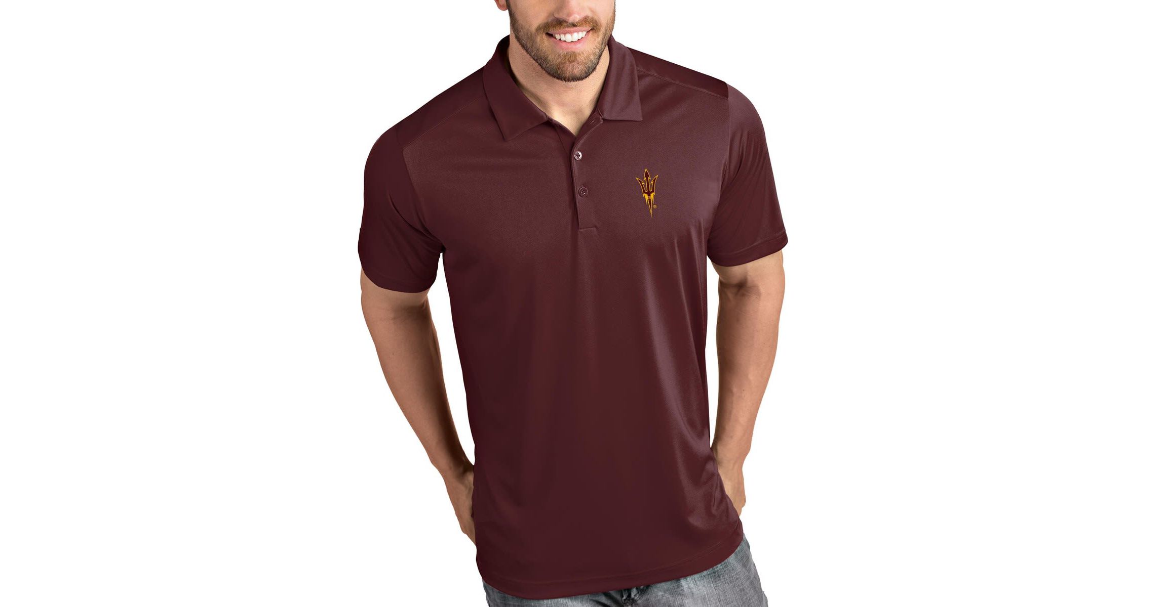 NCAA Arizona State Sun Devils Tribute Polo - Maroon