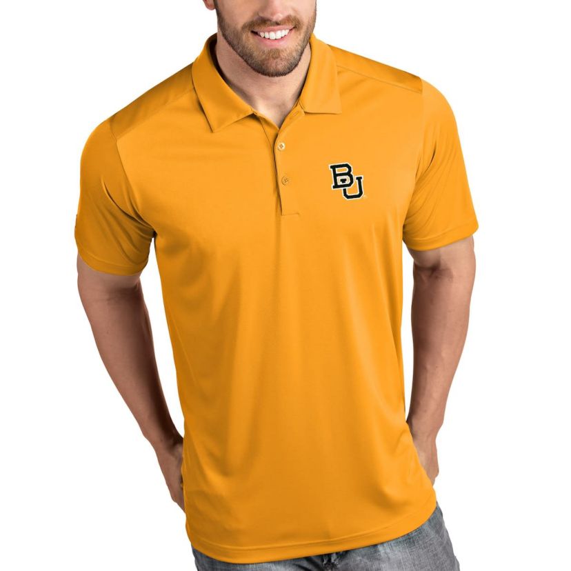 NCAA Baylor Bears Tribute Polo - Gold