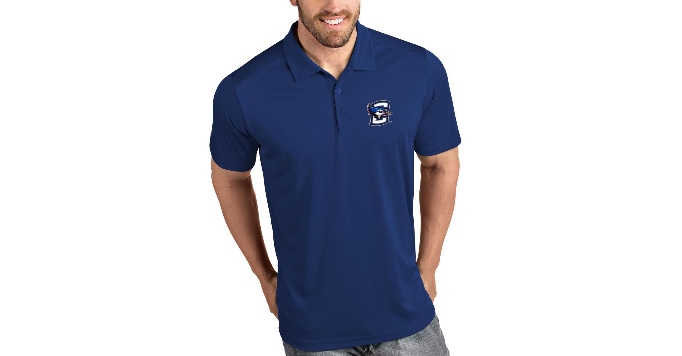 Creighton University Bluejays NCAA Creighton Bluejays Tribute Polo - Royal