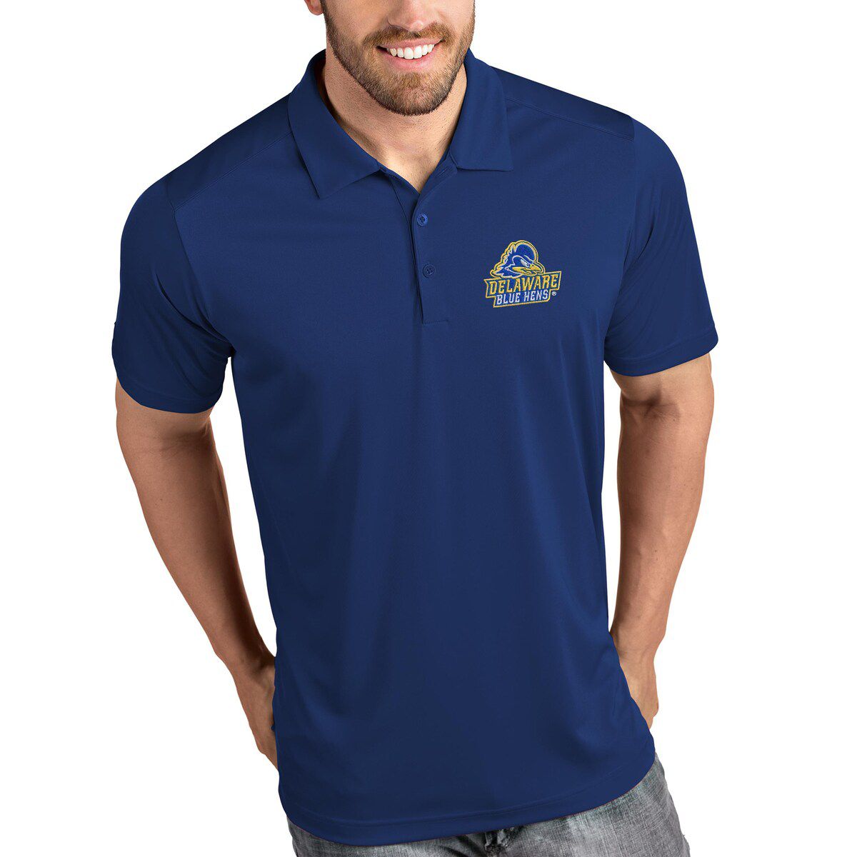 Delaware Fightin Blue Hens NCAA Delaware Fightin Hens Tribute Polo - Royal