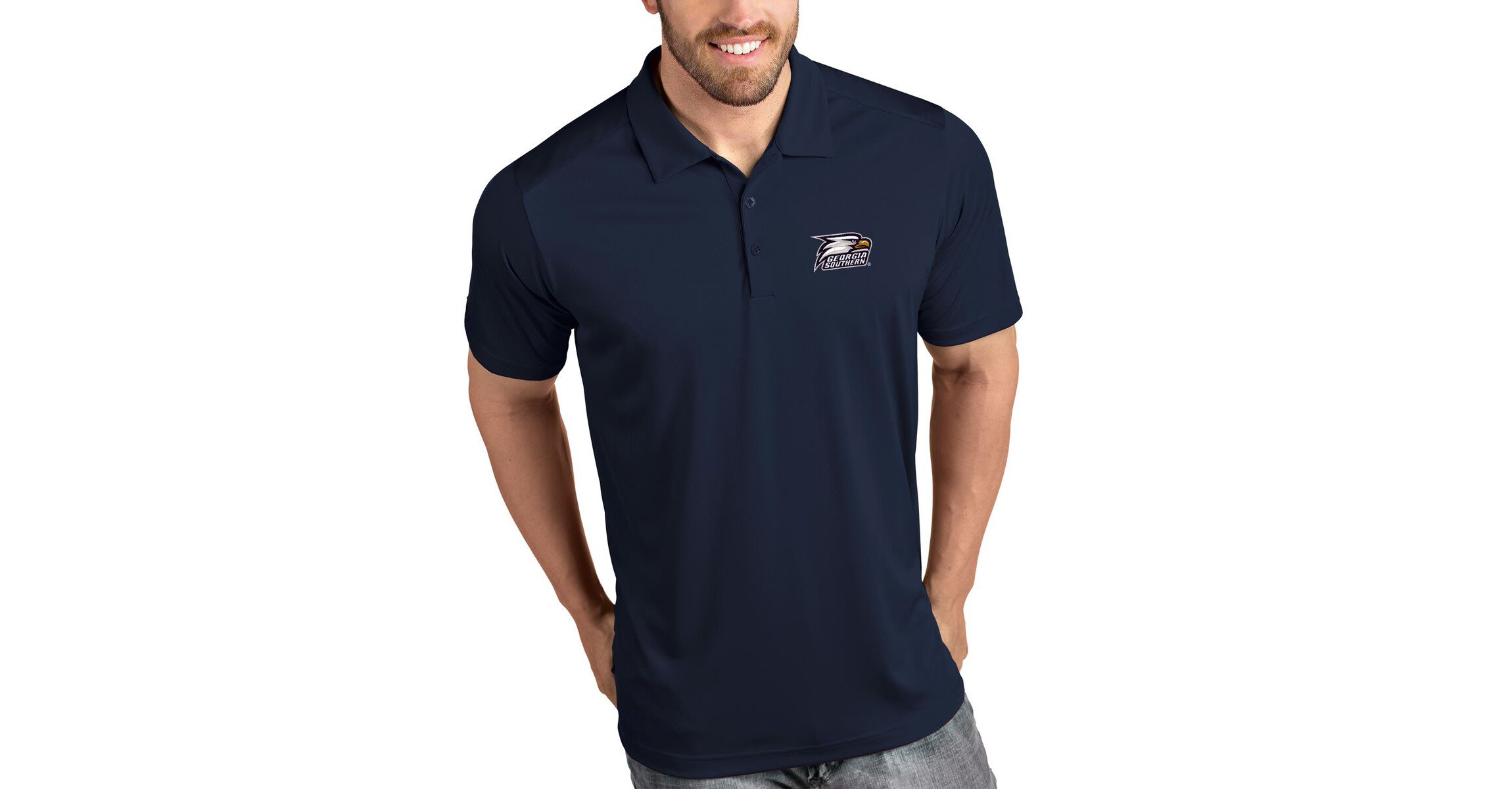 NCAA Georgia Southern Eagles Tribute Polo - Navy