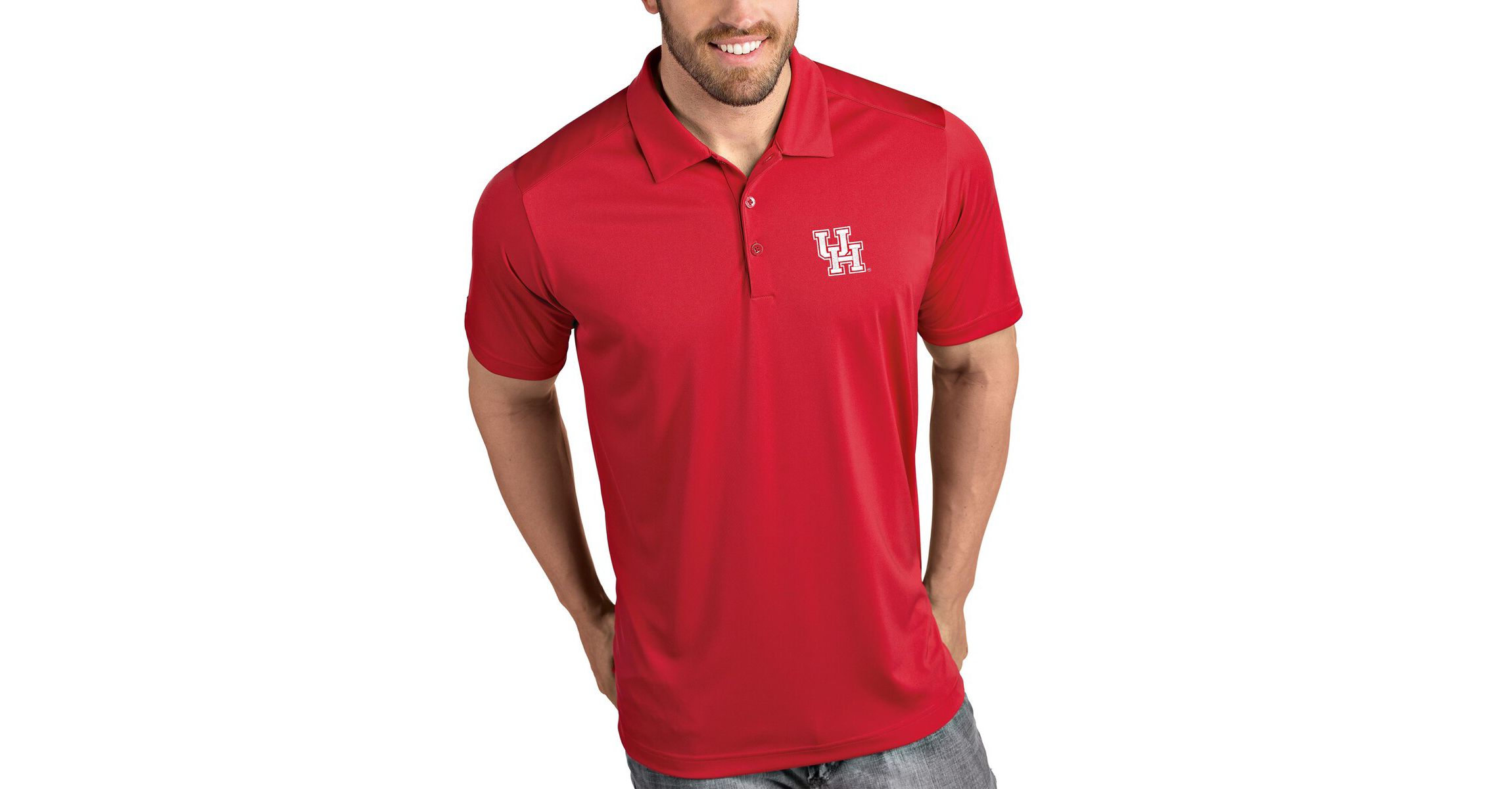 NCAA Houston Cougars Tribute Polo - Red
