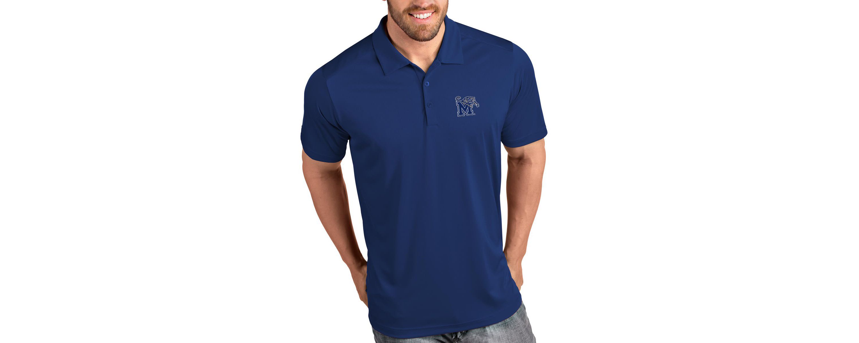 NCAA Memphis Tigers Tribute Polo - Royal