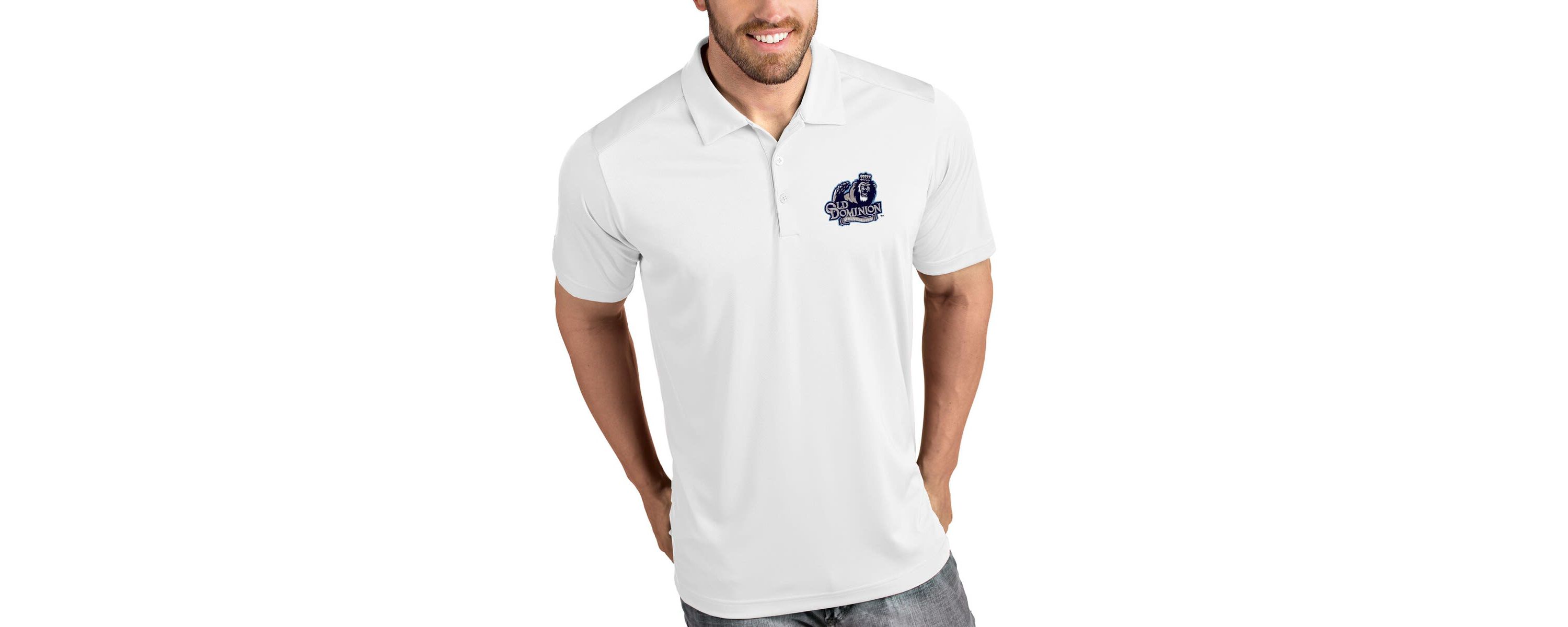 NCAA Old Dominion Monarchs Tribute Polo - White