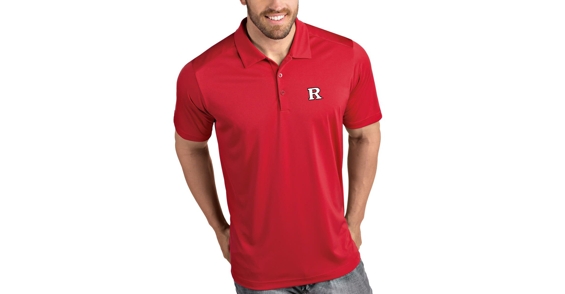 Rutgers Scarlet Knights NCAA Rutgers Knights Tribute Polo - Scarlet