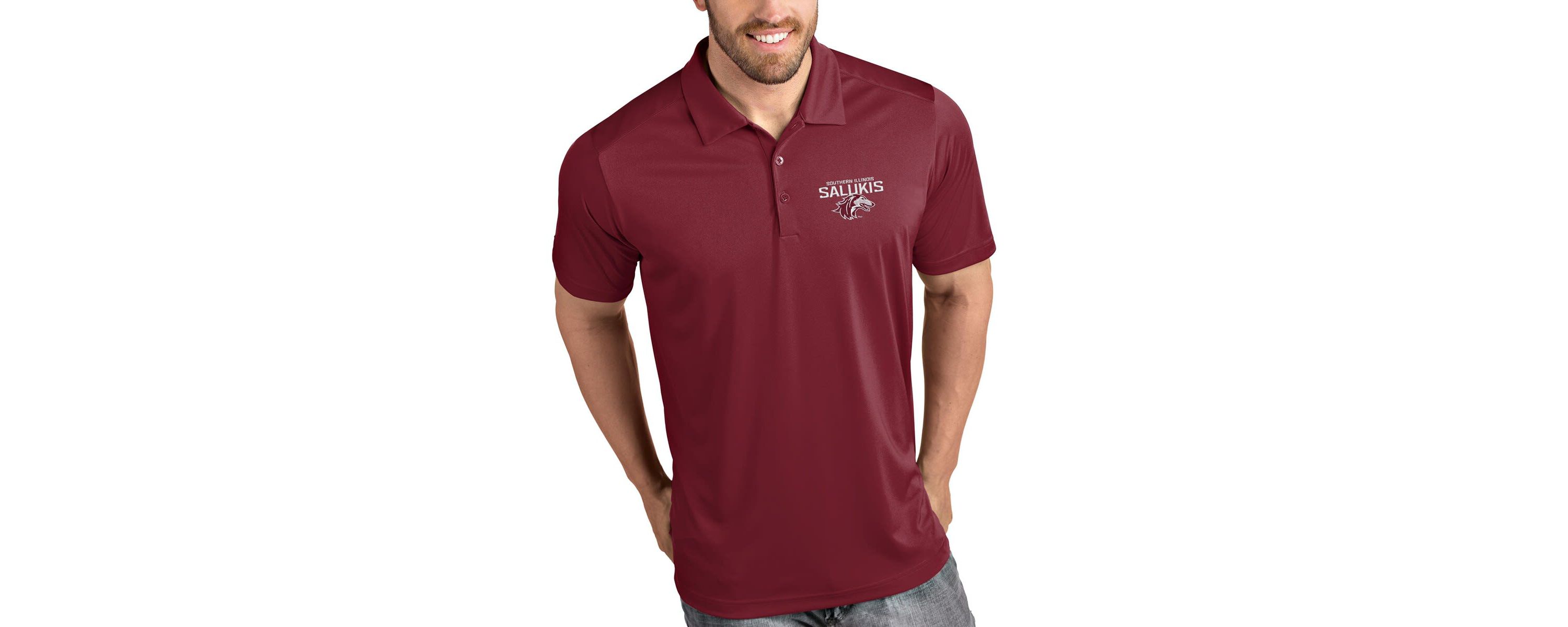 NCAA Southern Illinois Salukis Tribute Polo - Maroon