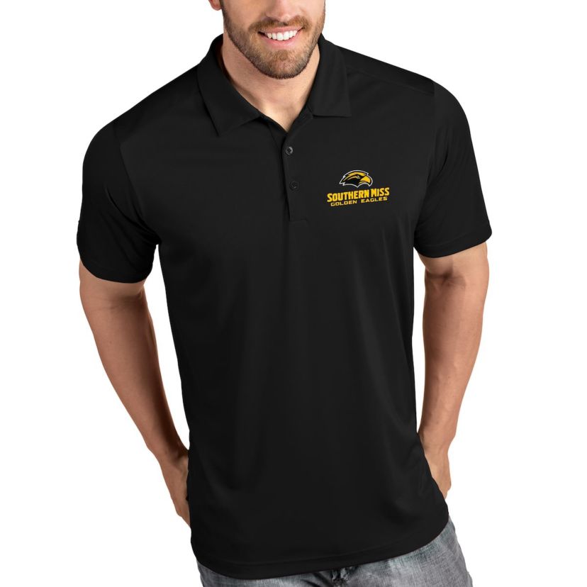 NCAA Southern Miss Golden Eagles Tribute Polo - Black
