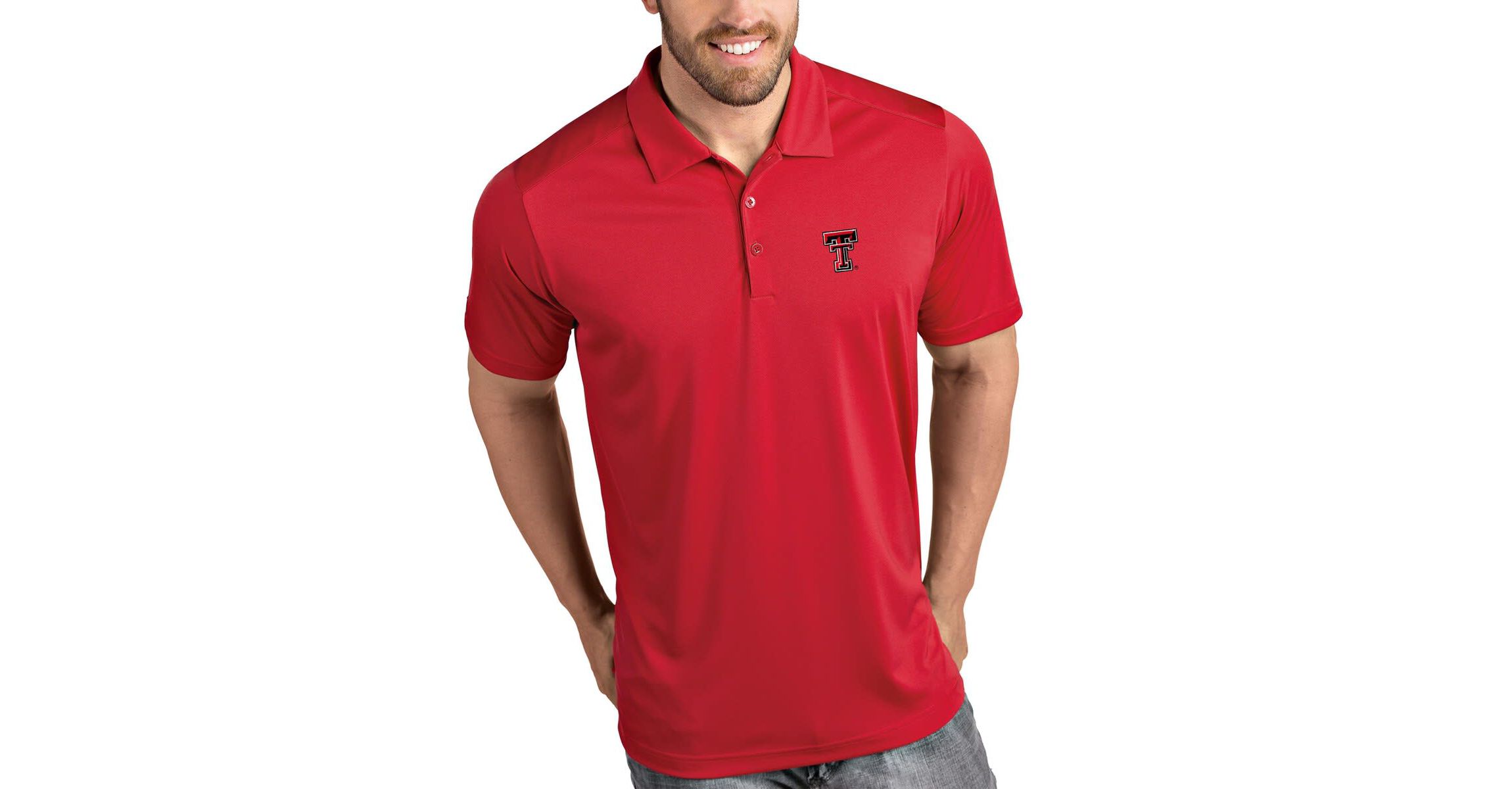 Texas Tech Red Raiders NCAA Texas Tech Raiders Tribute Polo - Red