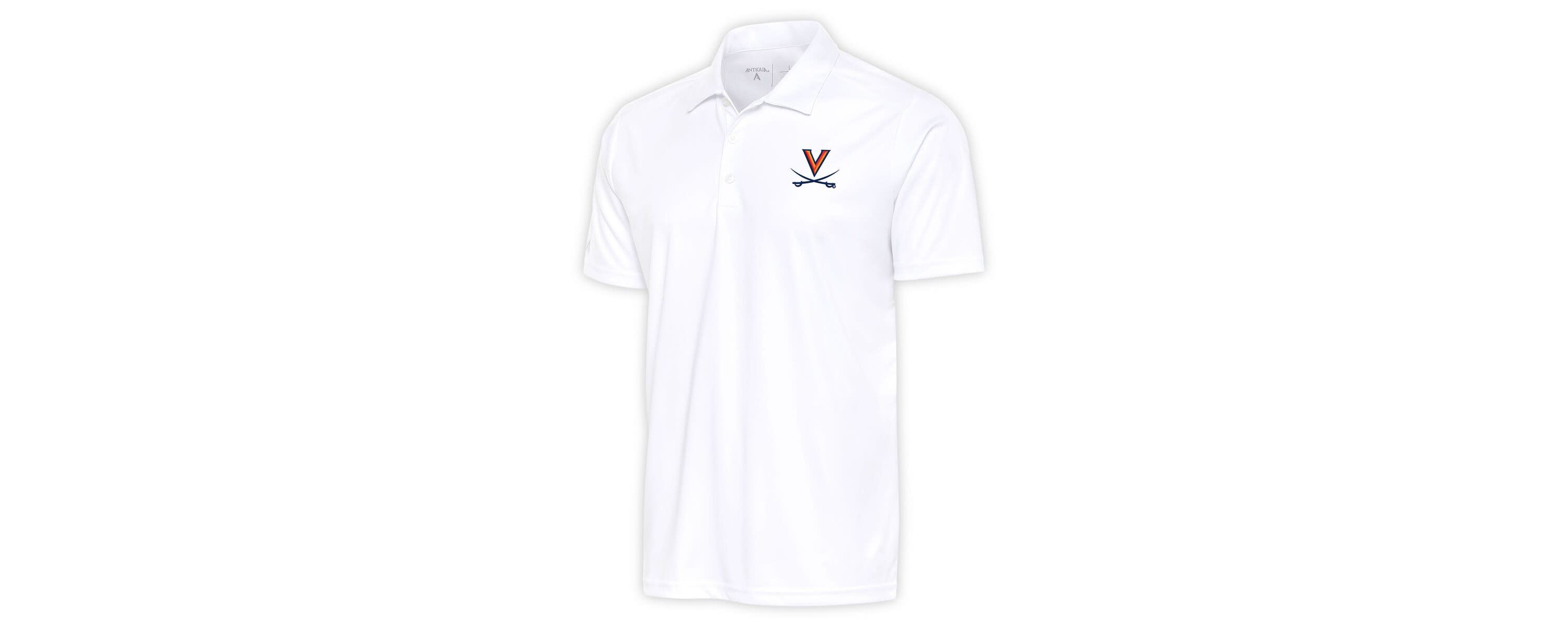 NCAA Virginia Cavaliers Tribute Polo - White
