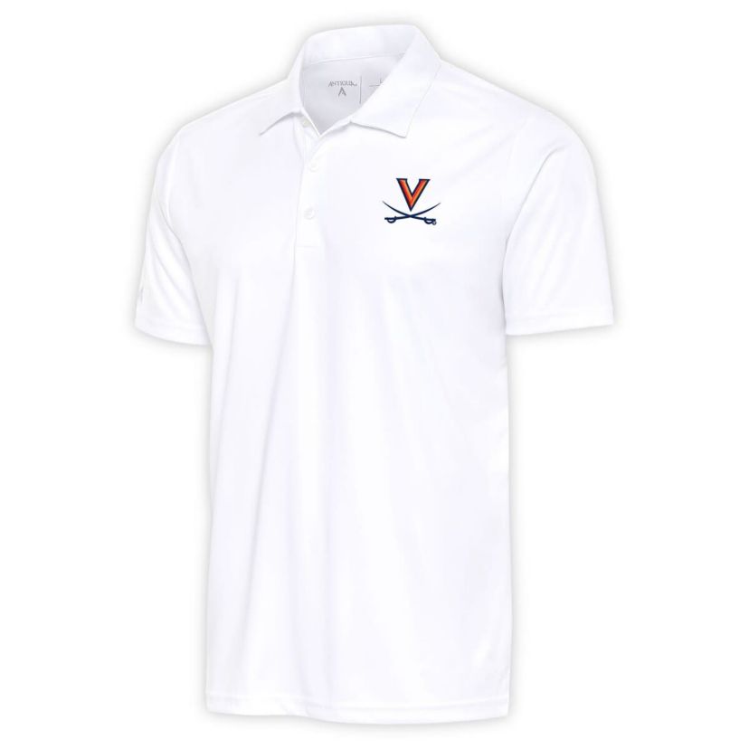 NCAA Virginia Cavaliers Tribute Polo - White