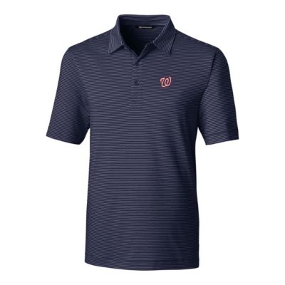 MLB Washington Nationals Big & Tall Forge Pencil Stripe Polo