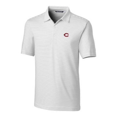 MLB Cincinnati Reds Big & Tall Forge Pencil Stripe Polo