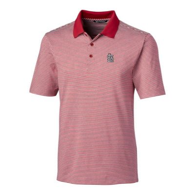 MLB St. Louis Cardinals Big & Tall Forge Tonal Stripe Polo