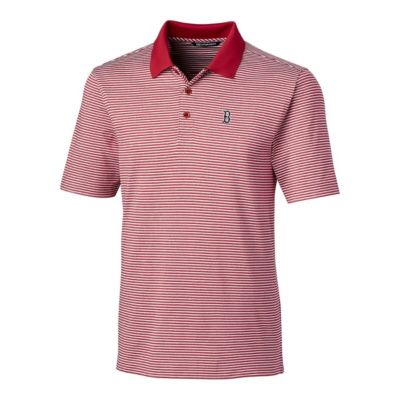 Boston Red Sox MLB Big & Tall Forge Tonal Stripe Polo