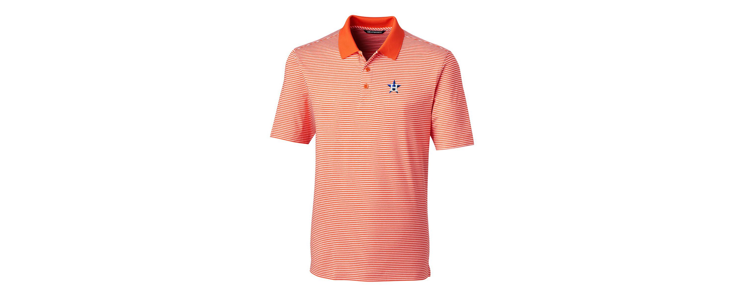 MLB Houston Astros Big & Tall Forge Tonal Stripe Polo