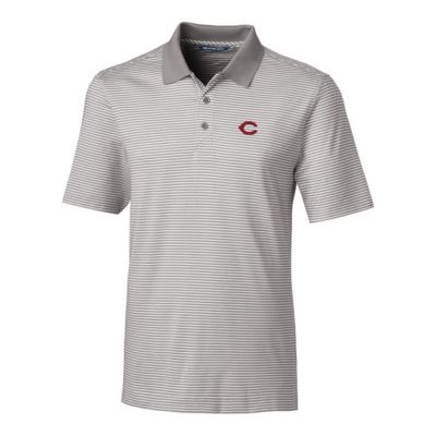 MLB Cincinnati Reds Big & Tall Forge Tonal Stripe Polo