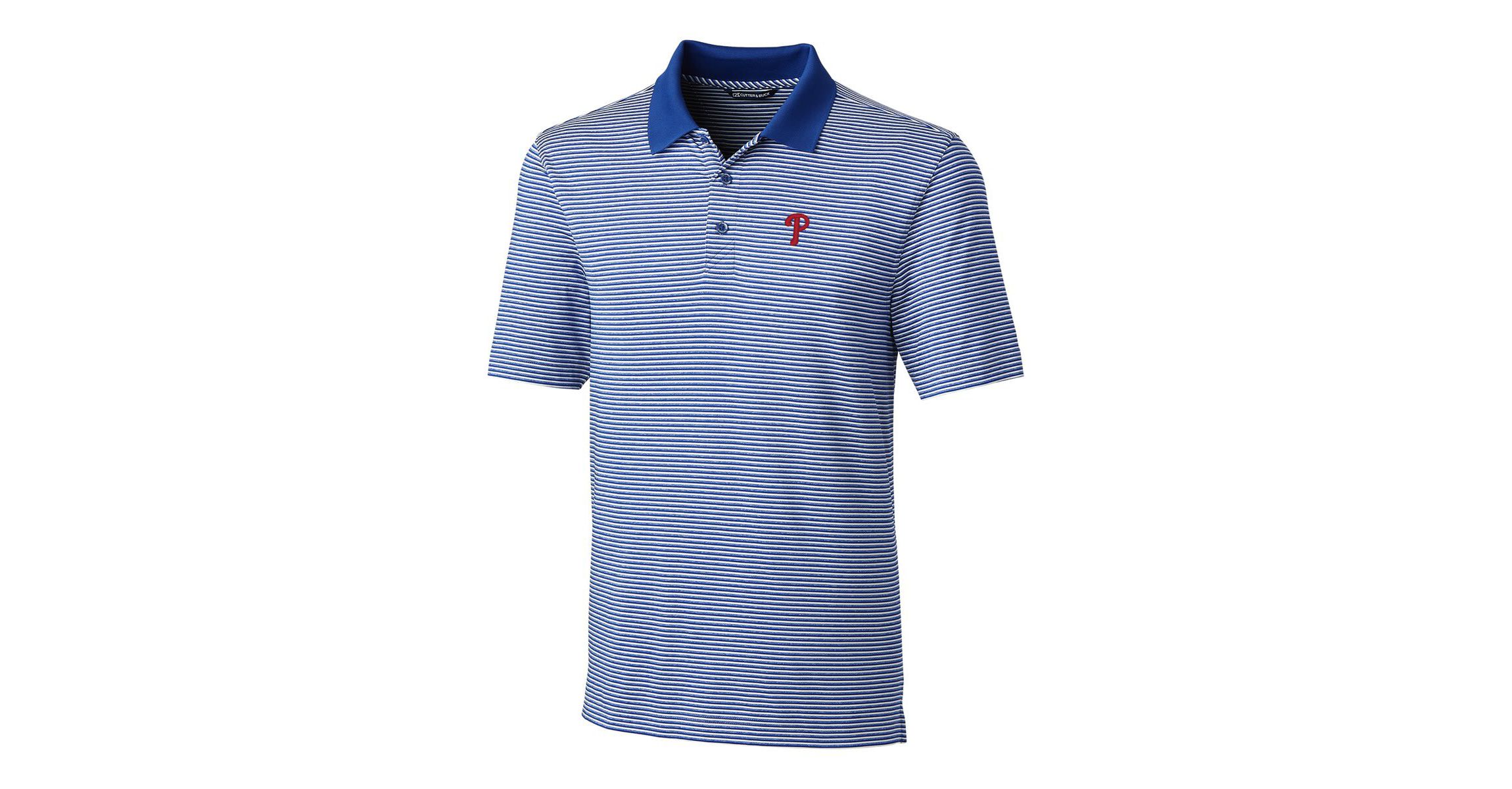 MLB Philadelphia Phillies Big & Tall Forge Tonal Stripe Polo