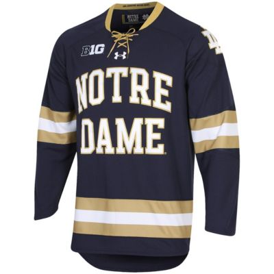 NCAA Under Armour Notre Dame Fighting Irish UA Replica Hockey Jersey