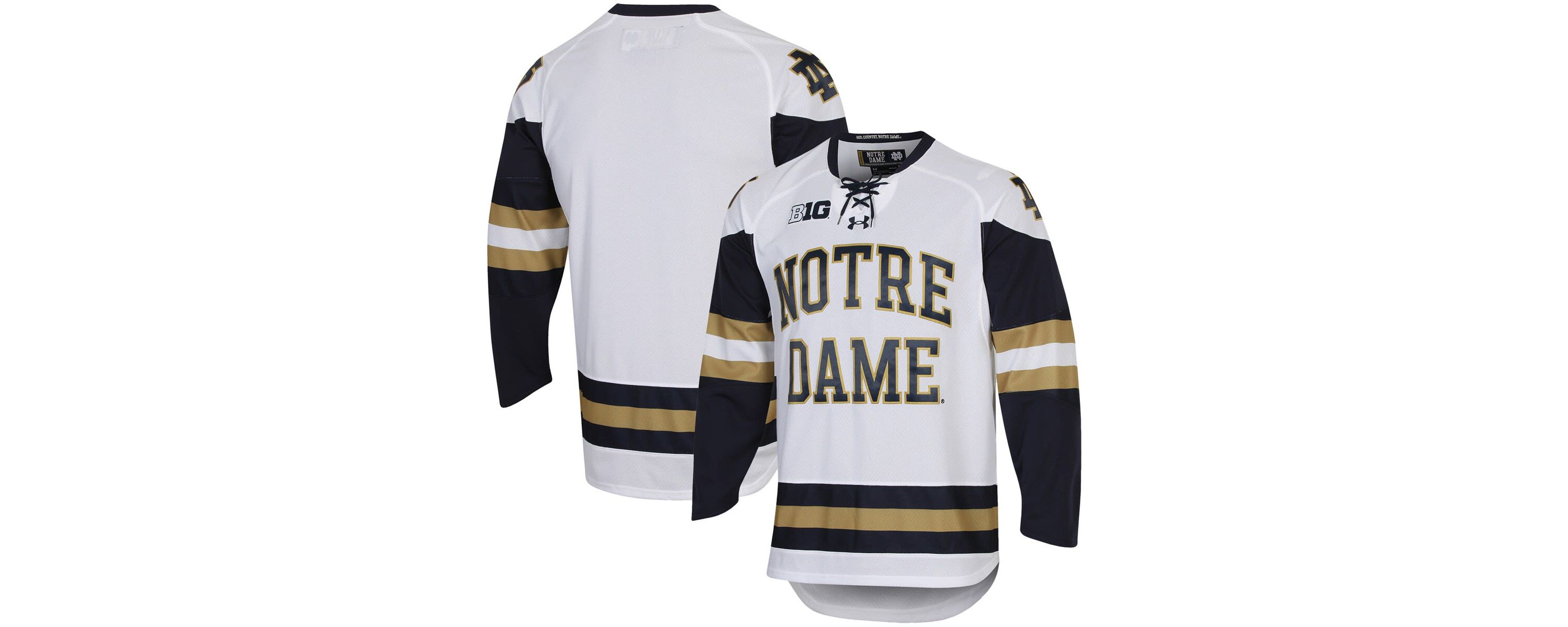 NCAA Under Armour Notre Dame Fighting Irish UA Replica Hockey Jersey