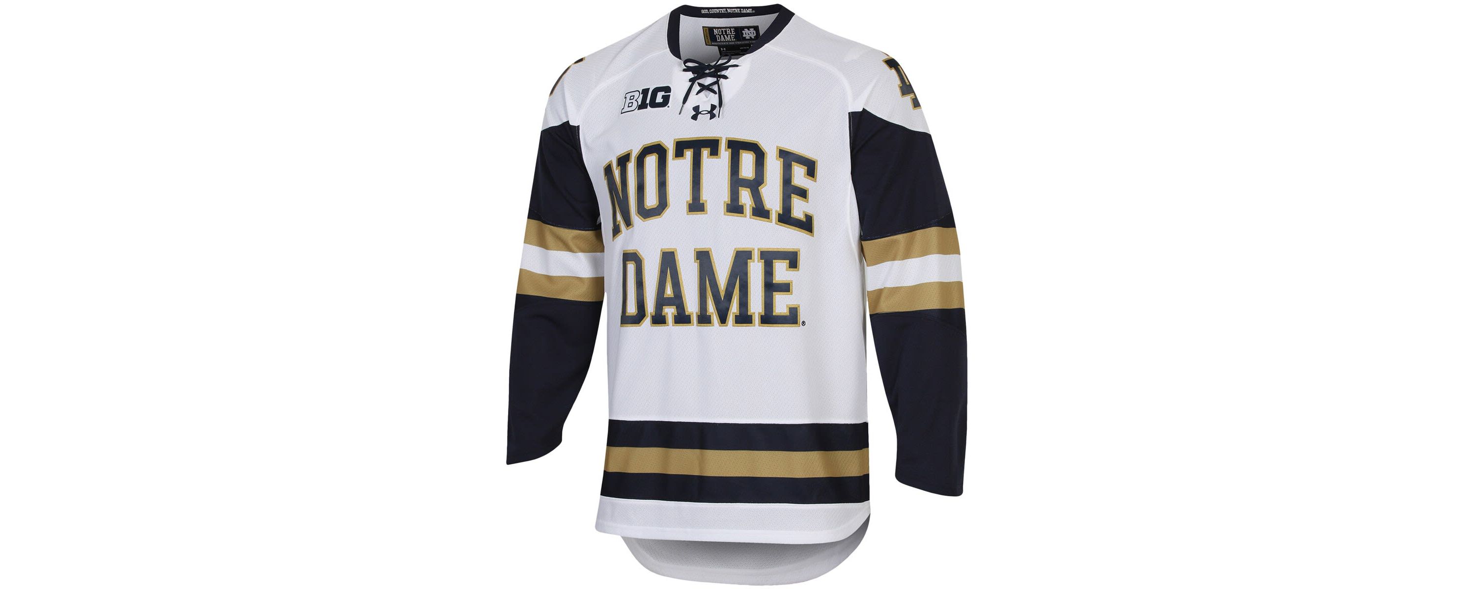 NCAA Under Armour Notre Dame Fighting Irish UA Replica Hockey Jersey