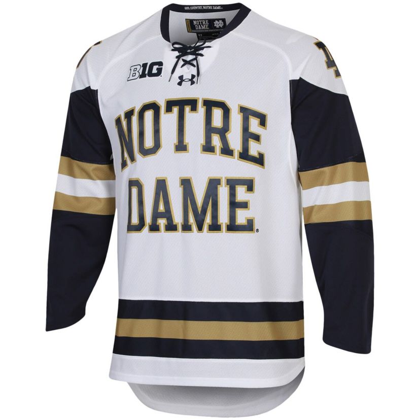 NCAA Under Armour Notre Dame Fighting Irish UA Replica Hockey Jersey