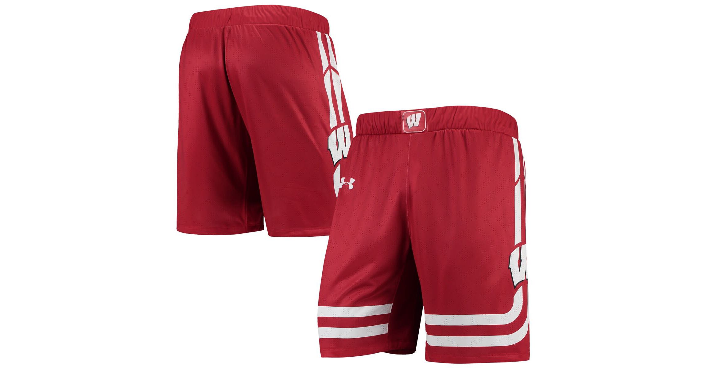NCAA Under Armour Wisconsin Badgers Replica Basketball Short
