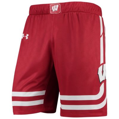 NCAA Under Armour Wisconsin Badgers Replica Basketball Short