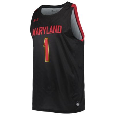 NCAA Under Armour #1 Maryland Terrapins Replica Basketball Jersey