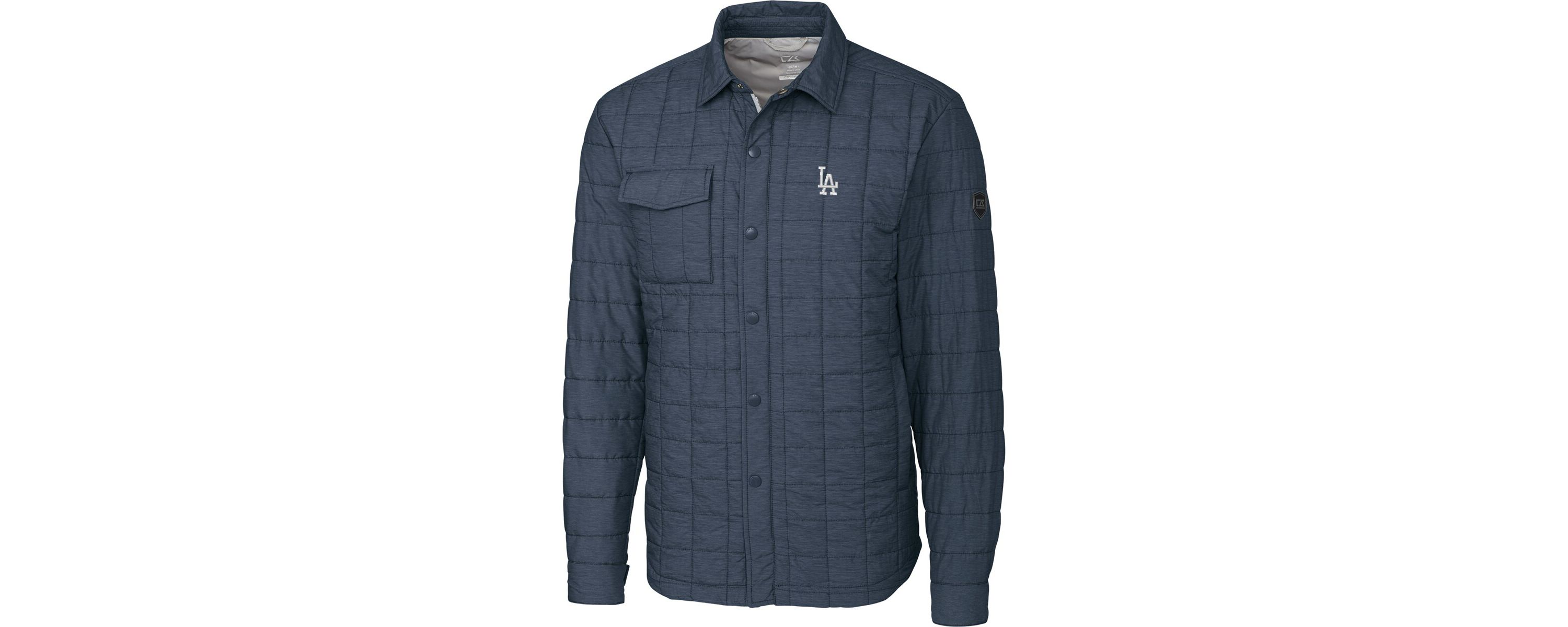 MLB Los Angeles Dodgers Big & Tall Rainier Shirt Jacket