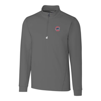 MLB Chicago Cubs Big & Tall Traverse Half-Zip Pullover Jacket