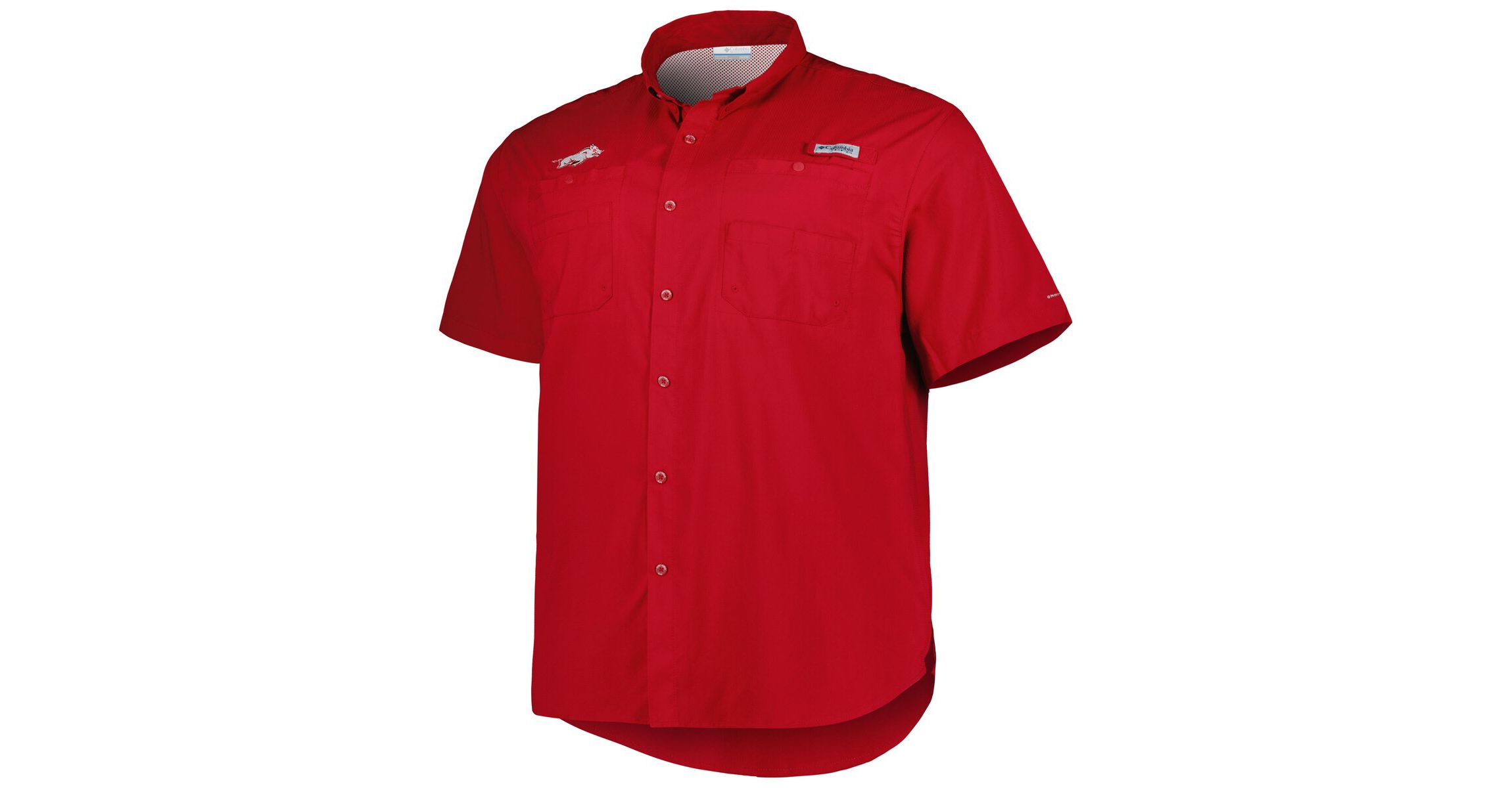 NCAA Arkansas Razorbacks Big & Tall Collegiate Tamiami Button-Down Shirt
