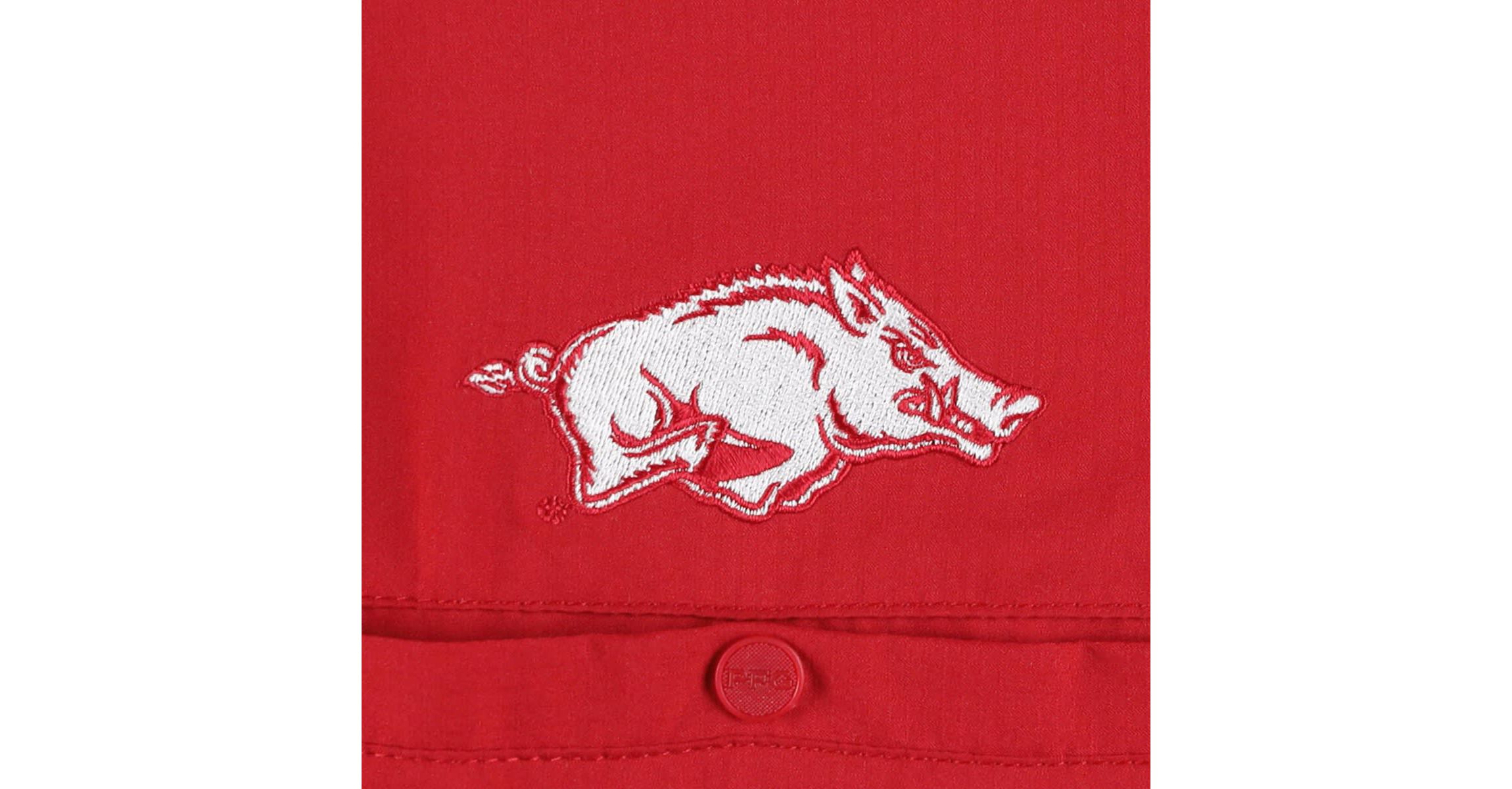 NCAA Arkansas Razorbacks Big & Tall Collegiate Tamiami Button-Down Shirt