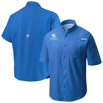 NCAA Kentucky Wildcats Big & Tall Collegiate Tamiami Button-Down Shirt