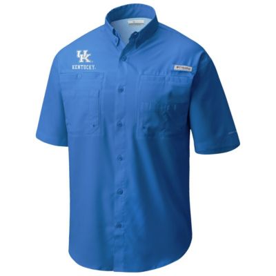 NCAA Kentucky Wildcats Big & Tall Collegiate Tamiami Button-Down Shirt