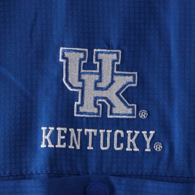 NCAA Kentucky Wildcats Big & Tall Collegiate Tamiami Button-Down Shirt