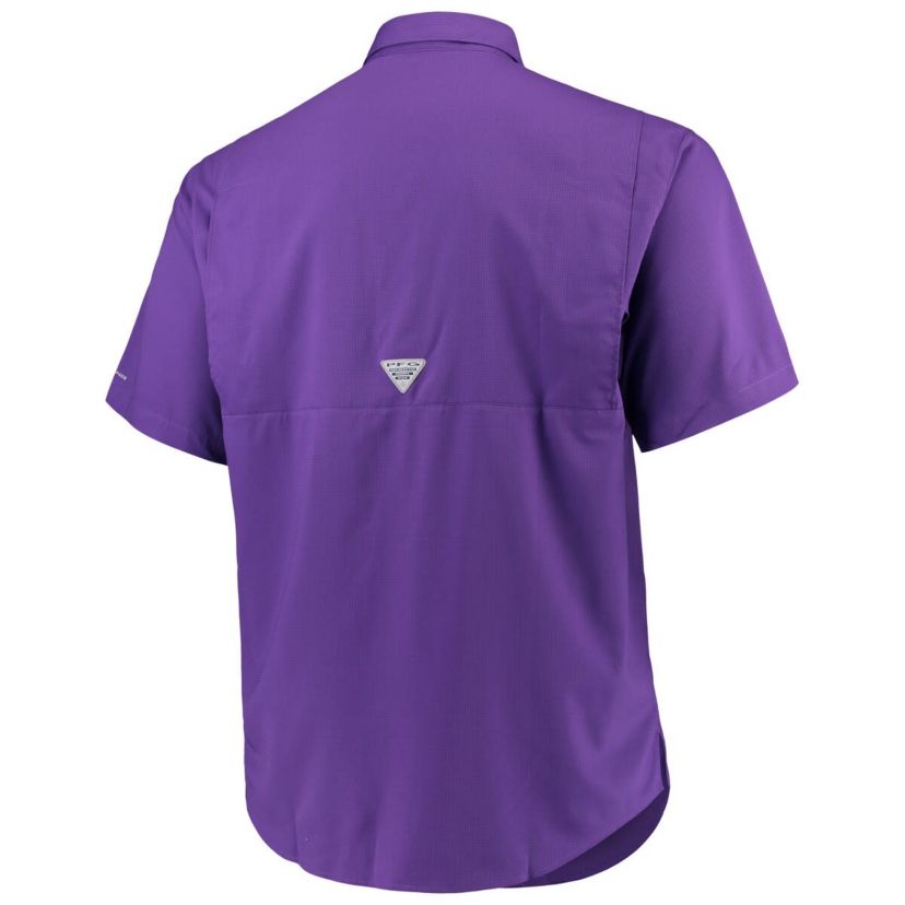 NCAA LSU Tigers Big & Tall Collegiate Tamiami Button-Down Shirt