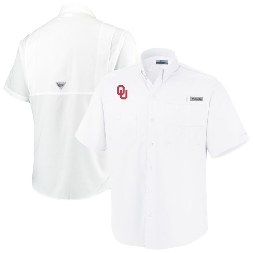 NCAA Oklahoma Sooners Big & Tall Collegiate Tamiami Button-Down Shirt