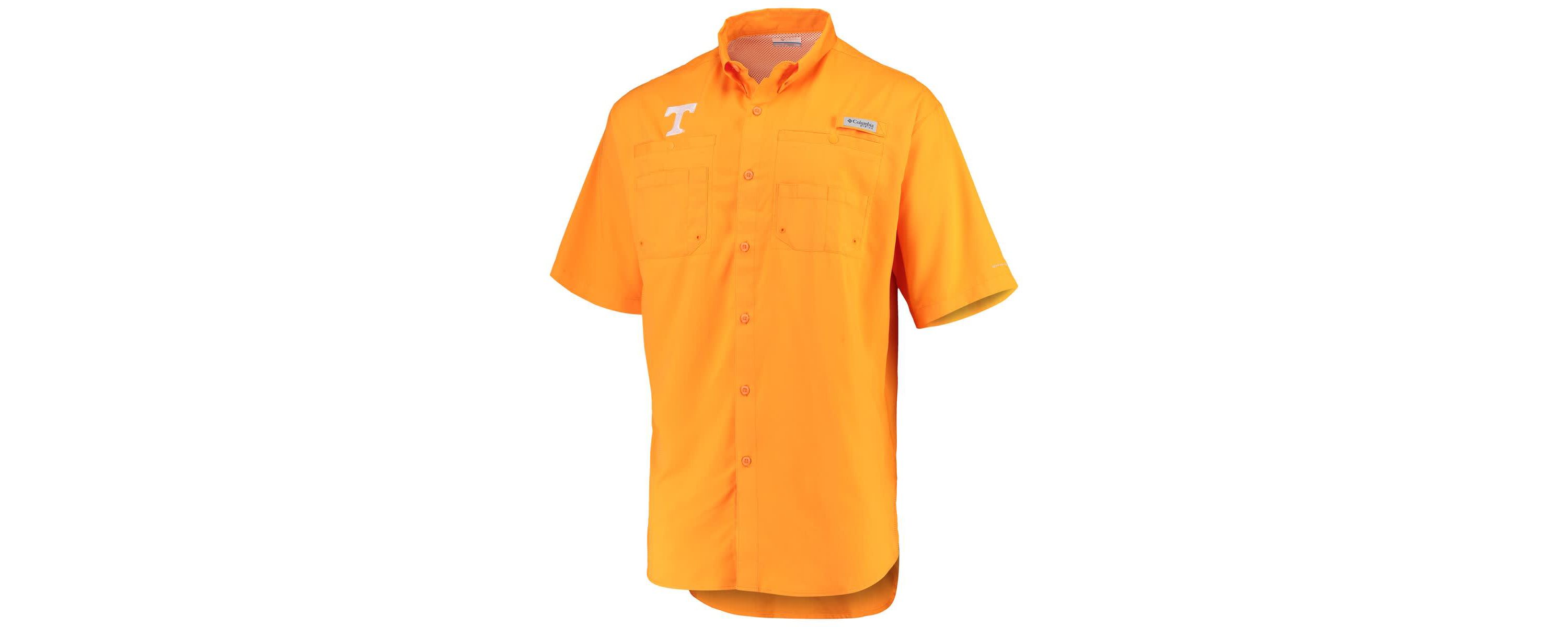 NCAA Tennessee Tennessee Volunteers Big & Tall Collegiate Tamiami Button-Down Shirt