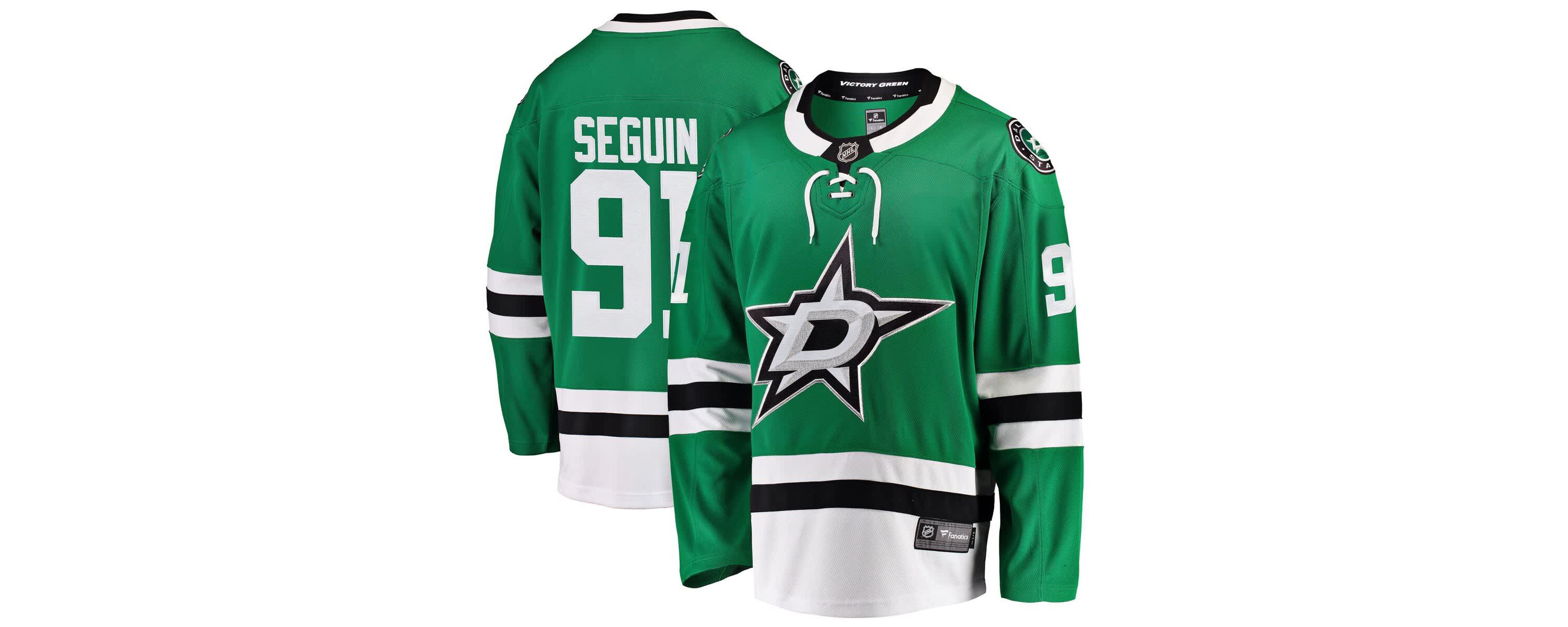 NHL Fanatics Tyler Seguin Kelly Dallas Stars Breakaway Home Jersey