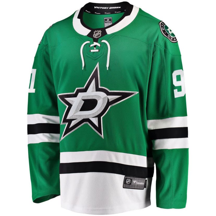 NHL Fanatics Tyler Seguin Kelly Dallas Stars Breakaway Home Jersey
