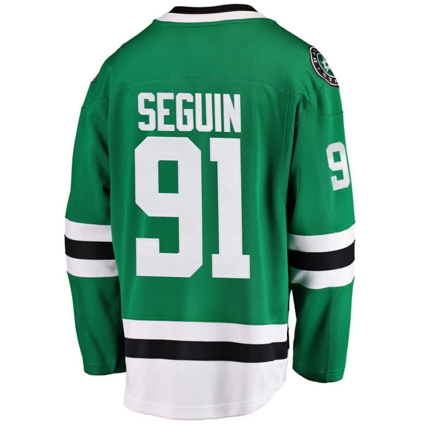 NHL Fanatics Tyler Seguin Kelly Dallas Stars Breakaway Home Jersey