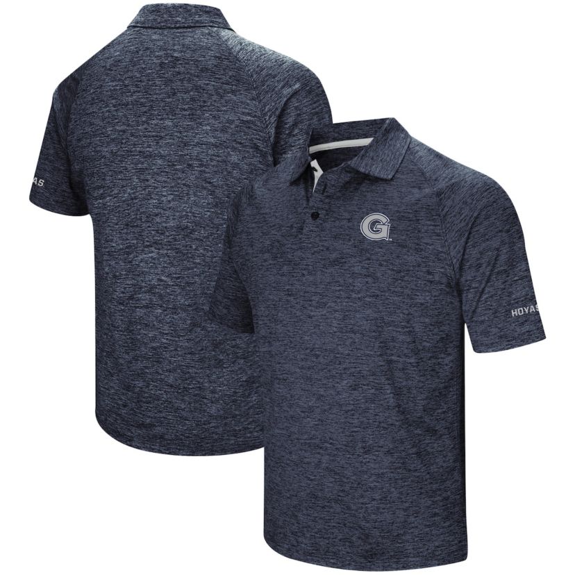 NCAA ed Georgetown Hoyas Down Swing Raglan Polo