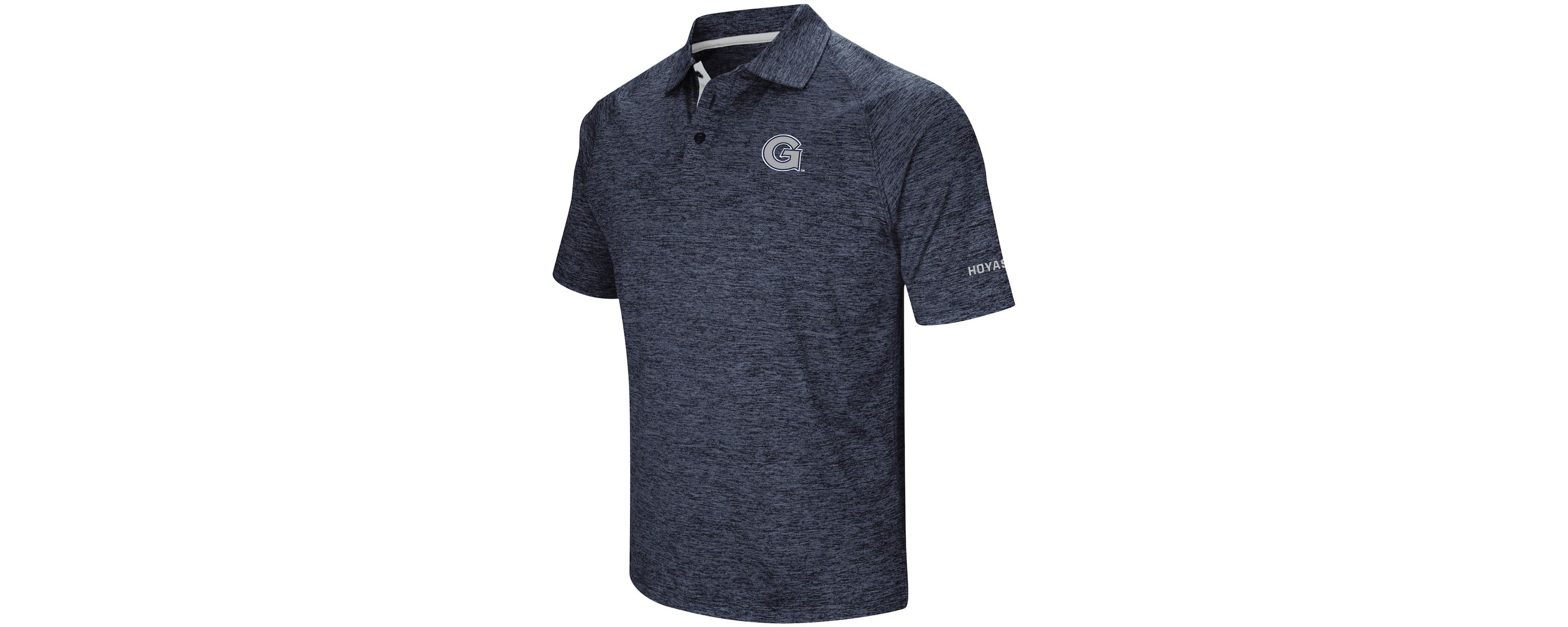 NCAA ed Georgetown Hoyas Down Swing Raglan Polo