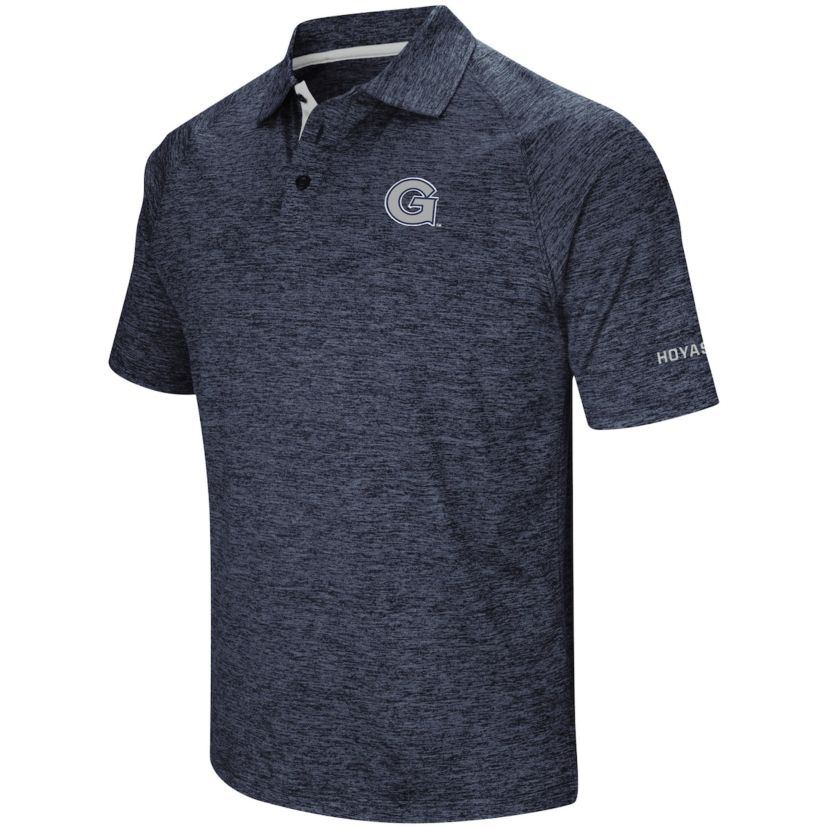 NCAA ed Georgetown Hoyas Down Swing Raglan Polo