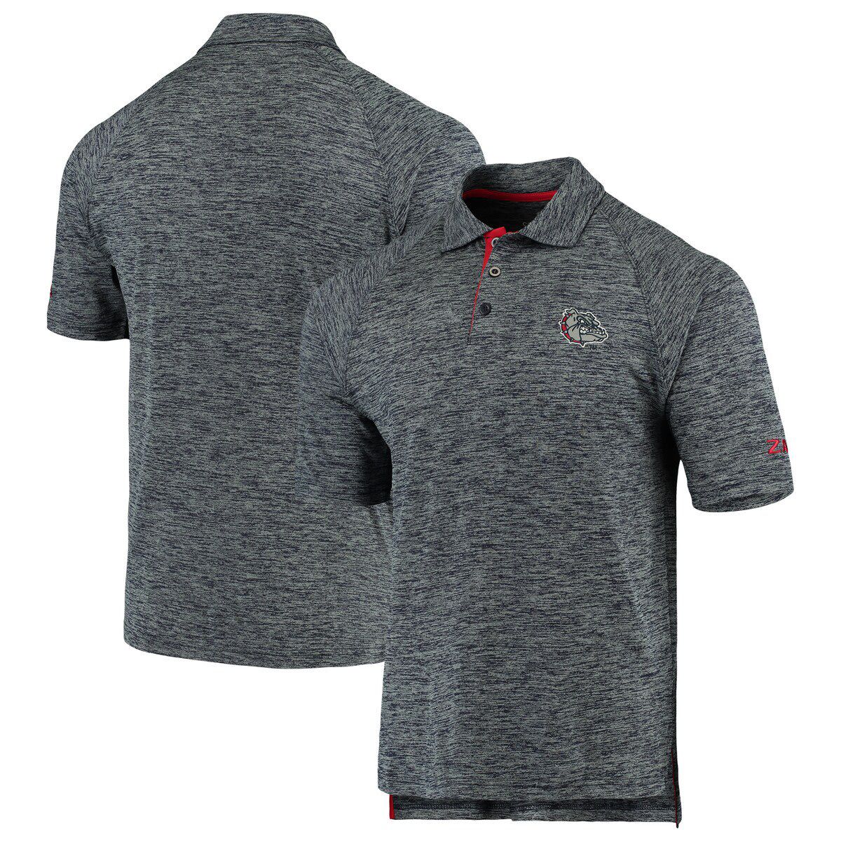 Gonzaga University Bulldogs NCAA ed Gonzaga Bulldogs Down Swing Raglan Polo