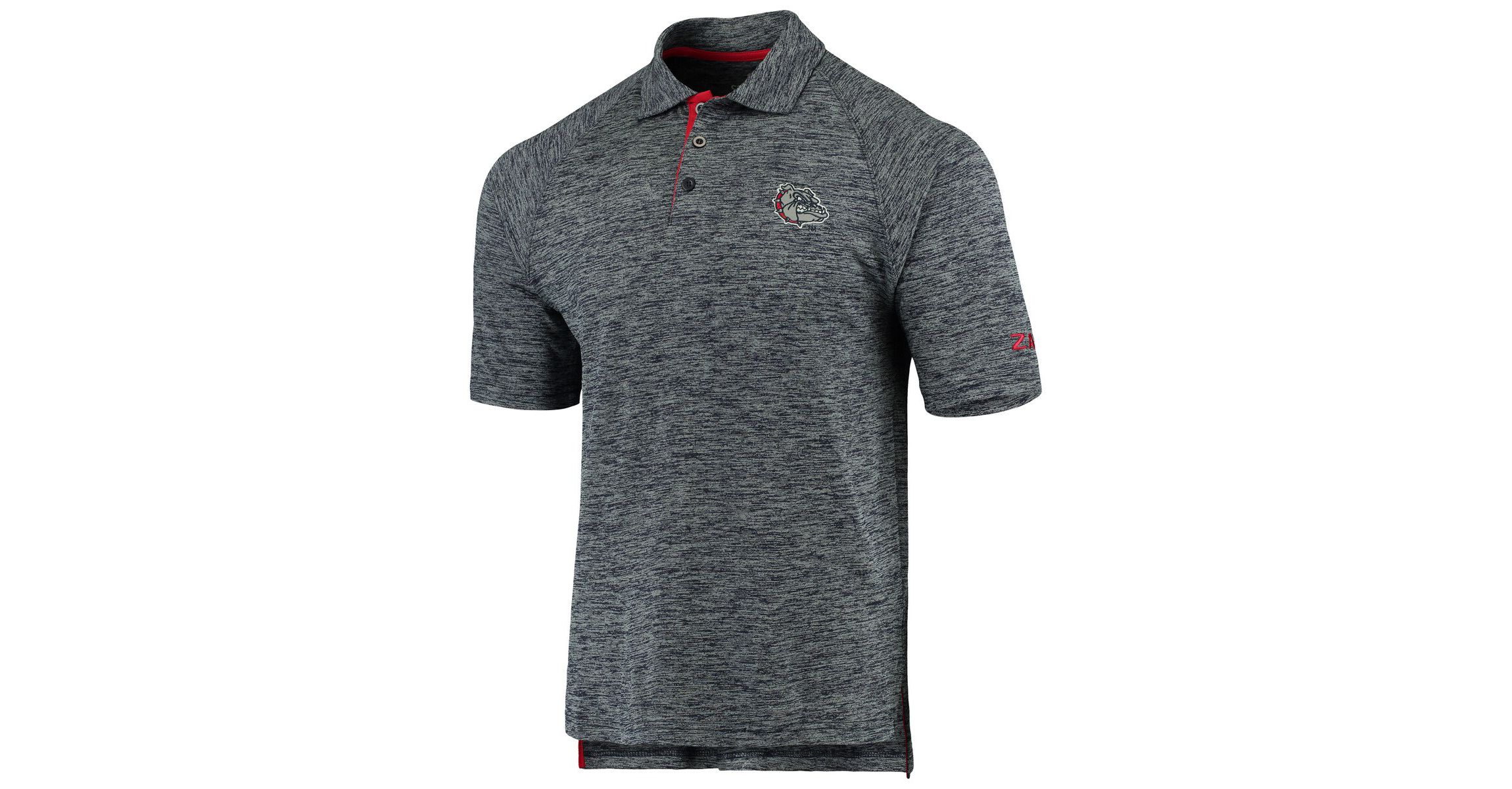 Gonzaga University Bulldogs NCAA ed Gonzaga Bulldogs Down Swing Raglan Polo