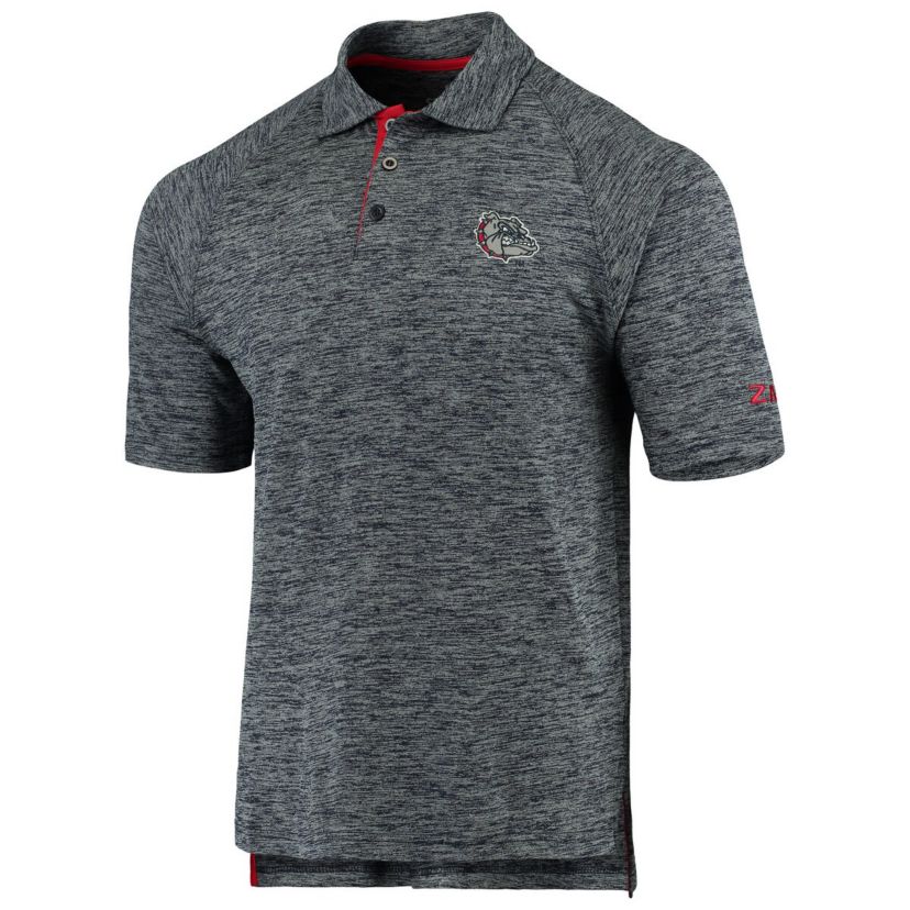 Gonzaga University Bulldogs NCAA ed Gonzaga Bulldogs Down Swing Raglan Polo