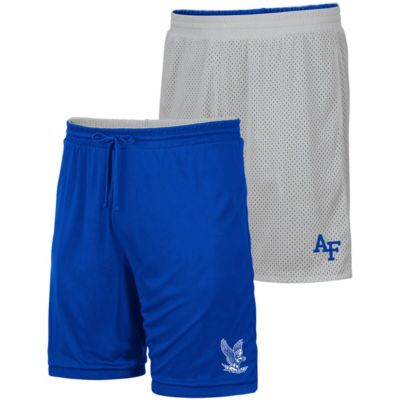 NCAA Gray/Royal Air Force Falcons Wiggum Reversible Shorts