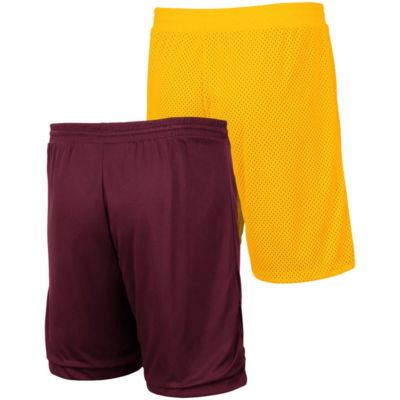 NCAA Gold/Maroon Arizona State Sun Devils Wiggum Reversible Shorts