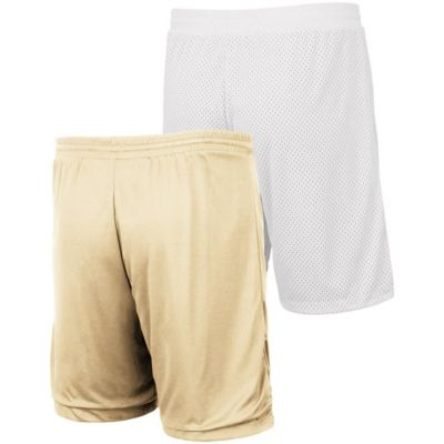 Georgia Tech Yellow Jackets NCAA White/Gold Georgia Tech Jackets Wiggum Reversible Shorts